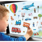 Adhézne samolepky Dopravné prostriedky Totum