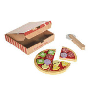 Drevená pizza v krabičke Zopa