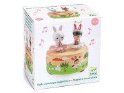 Hudobná skrinka Zajačik a dievčatko Djeco