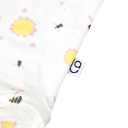 Body tenké tričko Tlač KR Outlast® UV 50+ biela čmeliaci