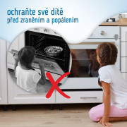 Bezpečnostný zámok na dvierka rúry, odolný voči teplu 1 ks Sipo