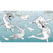 Maľuj vodou zas a znova Dinosaury