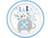 FSC Tanieriky papierové - Sloník s kvetinami