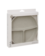 Tanier delený s prísavkou Platinum Silicone KikkaBoo