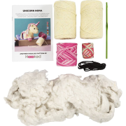 Sada na háčkovanie jednorožec Amigurumi