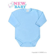 Dojčenské body celorozopínacie New Baby Classic Modré