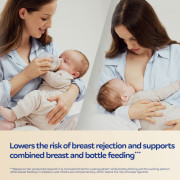 Cumlík na fľašu Natural Shape 3 m+ 2 ks Canpol babies