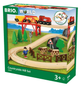 Vlaková sada s vidieckou krajinou Brio