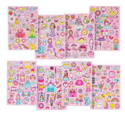 Kniha trblietkových samolepiek Jednorožec/Morská víla