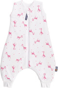 Letný bio spací vak s nožičkami žirafky červené Kaarsgaren