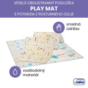 Hracia podložka Play Mat XXL 200 x 180 cm Animals city Asalvo