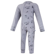 Overal šmyk DR TLAČ lemy Outlast® - sivý melír/sivý melír medvedíky čistotné