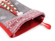 Mikulášska/vianočná pančucha 24x44 cm