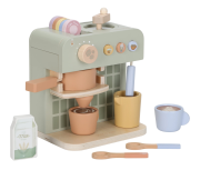 Kávovar na kapsule drevený Little Dutch