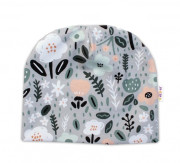 Dvojvrstvová čiapka + šatka Palouček, mätová Baby Nellys