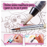 Kreatívna kniha Maľovanie vodovými farbami Dessert Princess Jarmelo