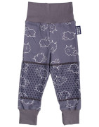 Protišmykové nohavice pre deti na lezenie Ovečka šedé veľ. 86
