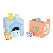 Skladacia veža pastelová so zvieratkami small foot