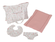 Prebaľovacia taška pre bábiky Soft Flowers Little Dutch