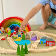 Drevená vláčikodráha osmička Bigjigs Rail