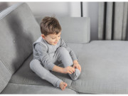 Celoročný spací vak s nohavicami Sleepee Melange Grey M