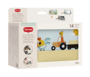 Knižka s aktivitami pre hru na brušku Farmers Funday Tiny Love