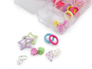 Mini gumičky štipce a pukačky do vlasov