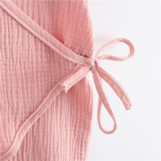 Dojčenský mušelínový overal pink New Baby