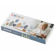 Navliekacie ryby a morské živočíchy - navliekací set - 13 drevených diel Cubika