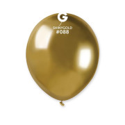 Balónik shiny 13cm/5" zlatý 10 ks