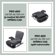Doka iFix podsedák so sklopným chrbtom 125 - 150 cm BabyAuto