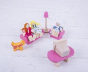 Set rodinky do domčeka Bigjigs Toys