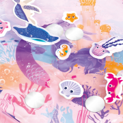 Podložka na hranie s vodou Morské víly ružová Ľudí