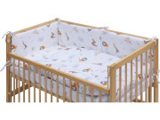 Detská postieľka s kompletnou výbavou, 120 x 60 cm, Gona Scarlett