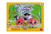 Puzzle doskové tvary Krtko opravár 36x28cm 12 dielikov