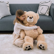 Plyšový medveď Fluffy 100 cm Brown FreeOn Free2Play