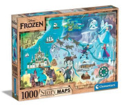 Puzzle 1000 dielikov Disney Mapa - Frozen