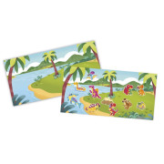 Kreatívna sada My arts&crafts Prelepovateľné samolepky Dinosaury Janod