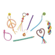 Kreatívna súprava Tvoríme s bužírkami Scoubidou Mier a láska Janod