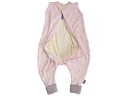 Merino spací vak slon ružový s nožičkami