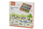 Drevené prírodné bloky 141 kusov