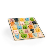 Drevené puzzle veľké písmená Bigjigs Toys - ABC