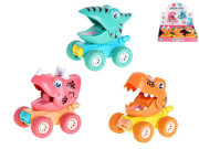 Auto dinosaurus 11 cm po stlačení jazdiaci 18 m+