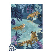 Art puzzle Tigre pri splne mesiaca 1000 ks Janod