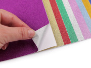 Samolepiace trblietavé fólie 10x15 cm