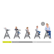 Jedálenská drevená stolička Hauck Alpha+