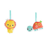 Lehátko vibrujúce s melódiou Whimsical Wild 0 m+ do 9 kg 2019 Bright Starts