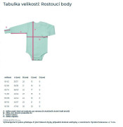 Rastúce bodyčko pre bábätká s krátkym rukávom Morský svet šedé Esito