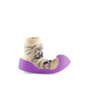 Ponožkové topánočky Chameleon Zebra