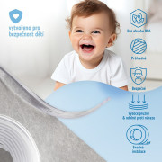 Ochranná páska na hrany transparentná 3 m Sipo